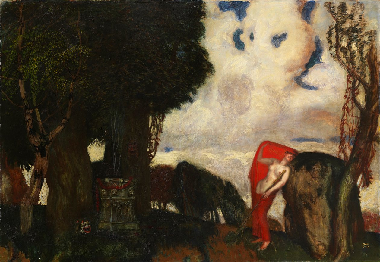 Iphigenie in Tauris, ca. 1890 von Franz von Stuck
