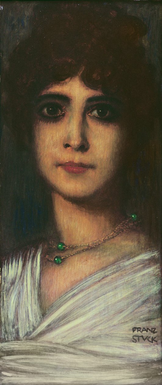 Porträt einer Frau von Franz von Stuck