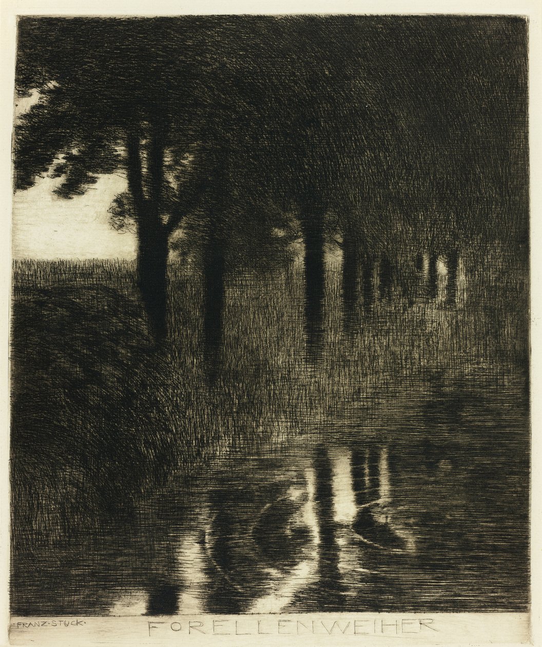 Der Forellenteich von Franz von Stuck
