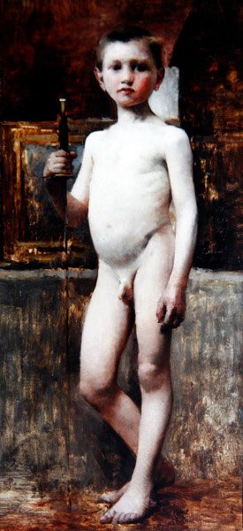 Junger Junge, um 1911 von Franz von Stuck