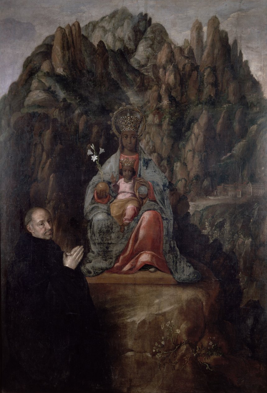 Die Jungfrau von Montserrat von Fray Juan Andres Rizi