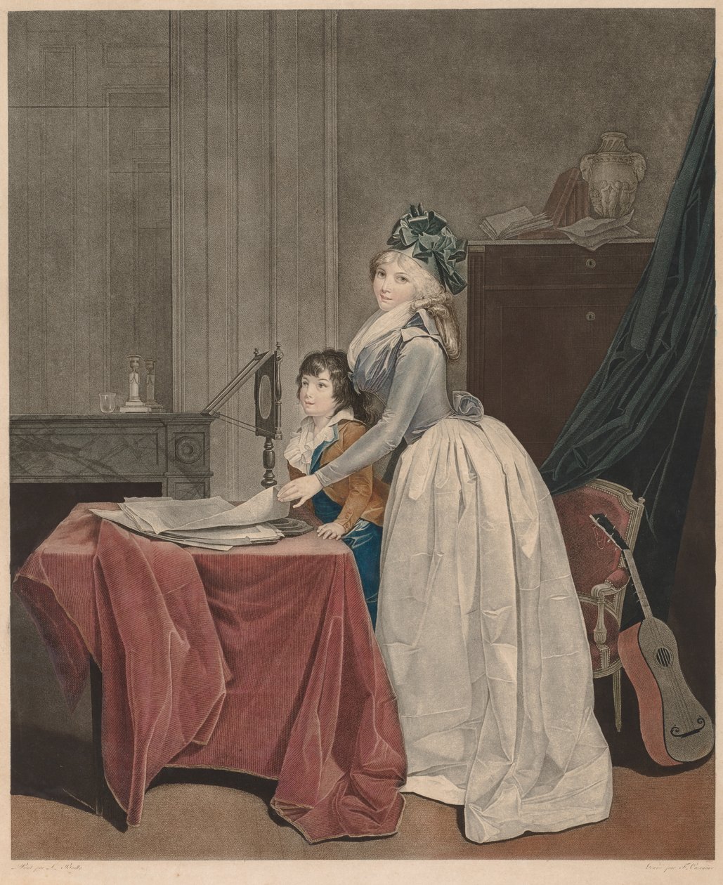 Der optische Betrachter, ca. 1794 von Fréderic Cazenave