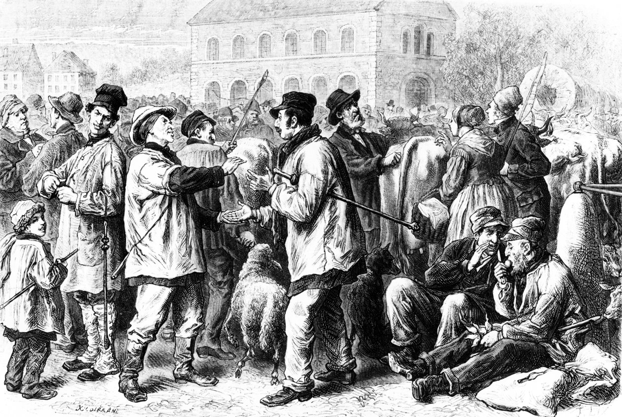 Juden von Sundgau, späte 19. Jahrhundert von Frederic Theodore Lix