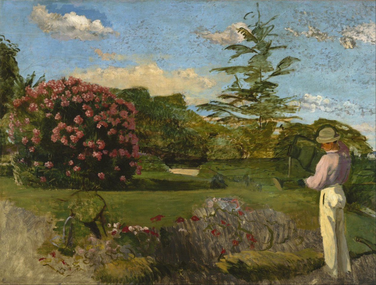 Der kleine Gärtner von Frédéric Bazille