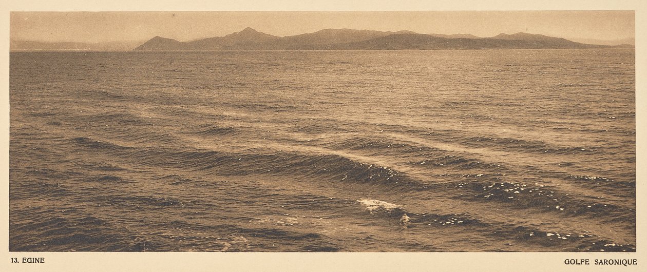 Ägina. Saronischer Golf von Frédéric Boissonnas