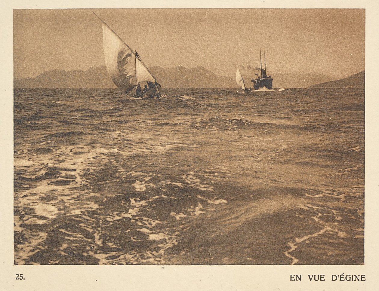 In Sicht von Ägina von Frédéric Boissonnas