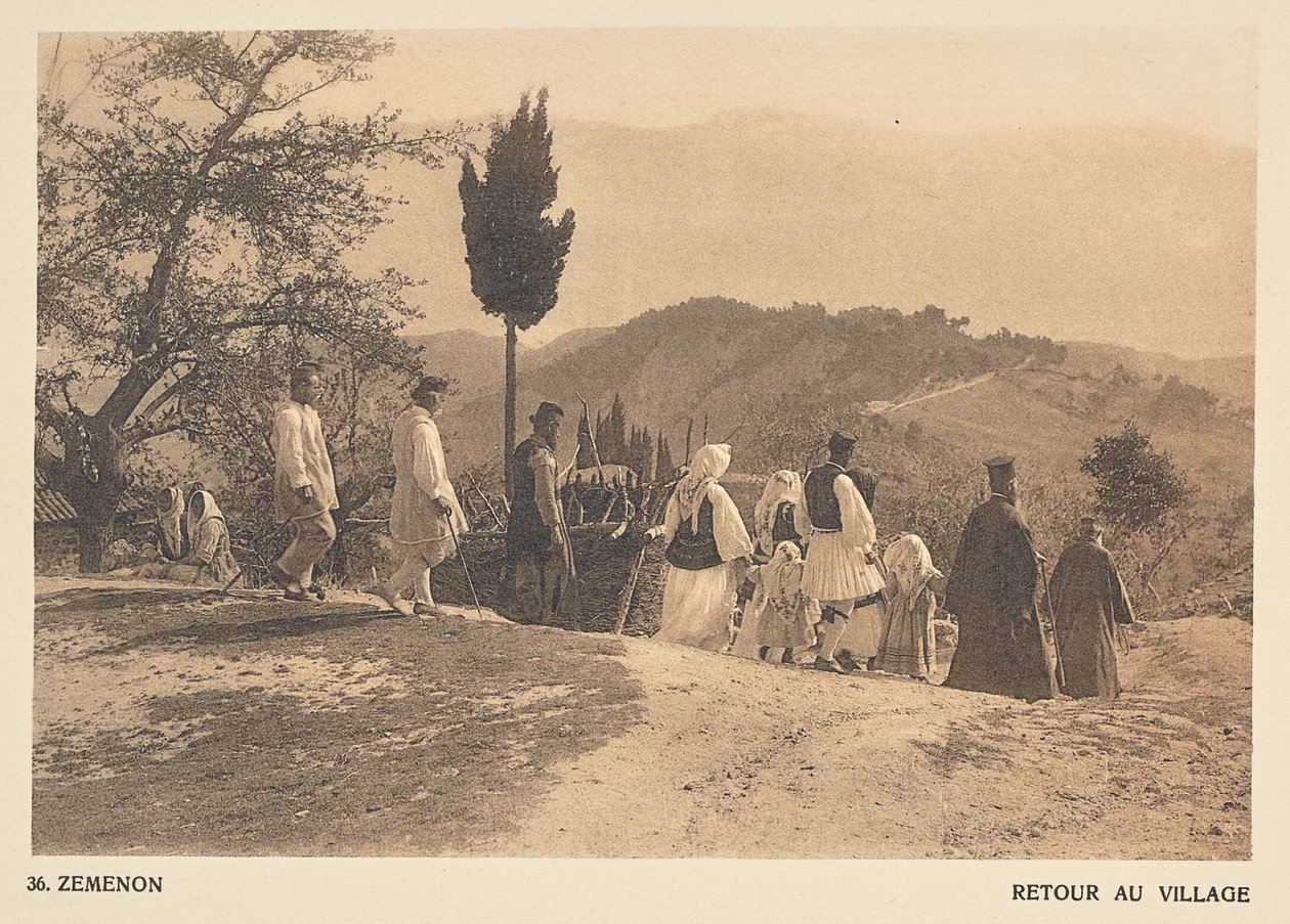 Zéménon. Rückkehr ins Dorf von Frédéric Boissonnas