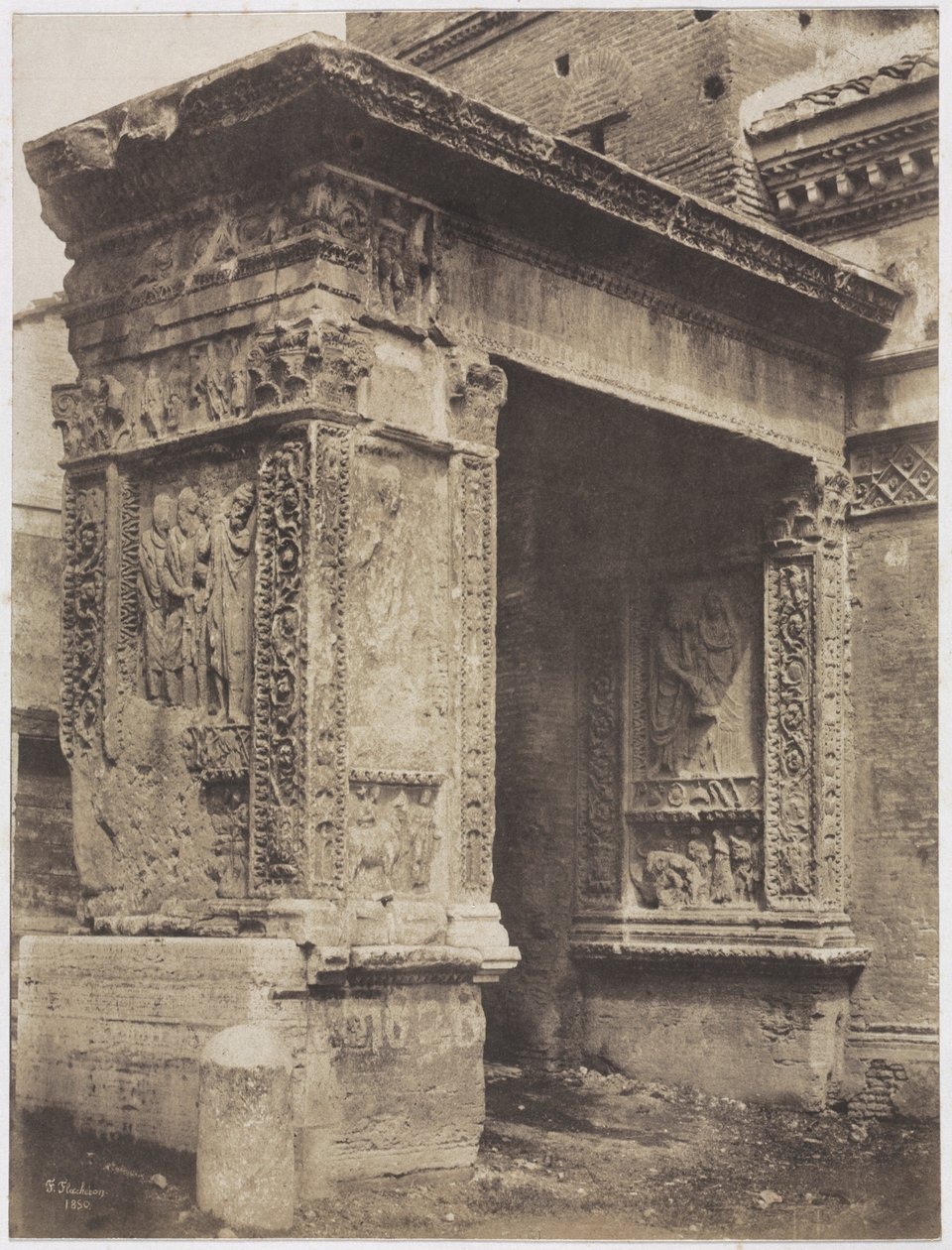 Goldschmiedebogen, Rom, 1850 von Frédéric Flachéron