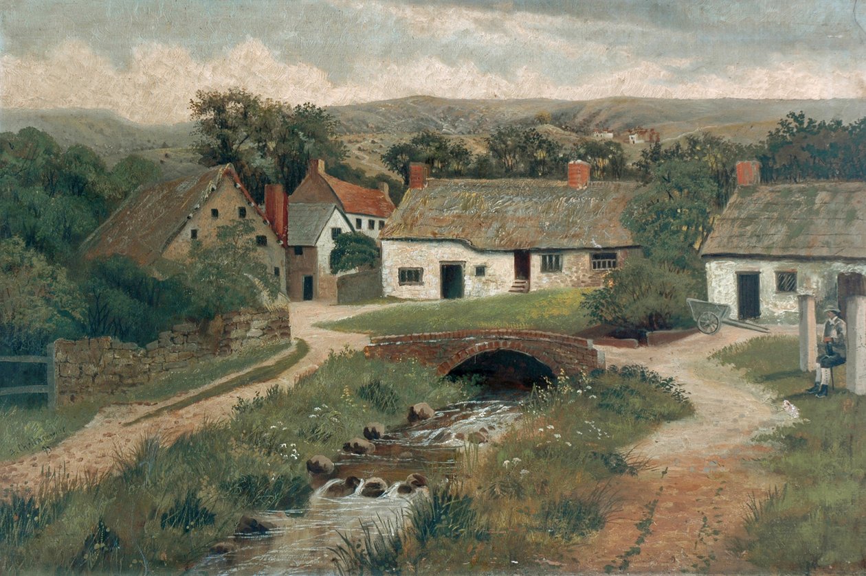 Ilkley Bridge, 1893 von Fred Challacombe