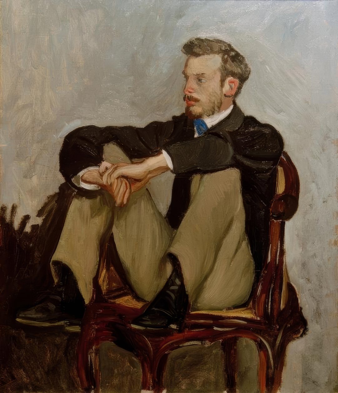 Pierre Auguste Renoir von Jean Frederic Bazille