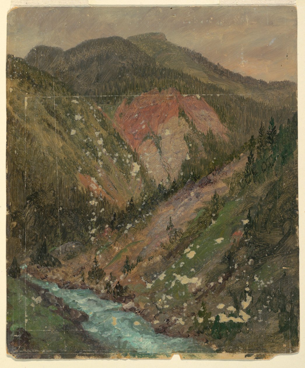 Alpenlandschaft (Bayern oder Schweiz) von Frederic Edwin Church