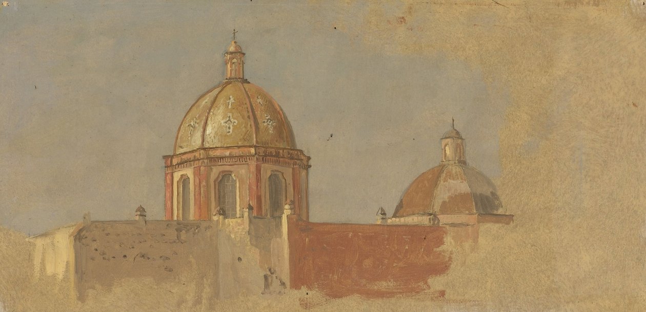 Kolumbien oder Ecuador, Kirchendächer von Frederic Edwin Church