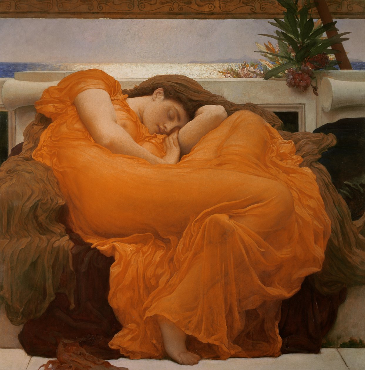 Flammender Juni, ca. 1895 von Frederic Leighton