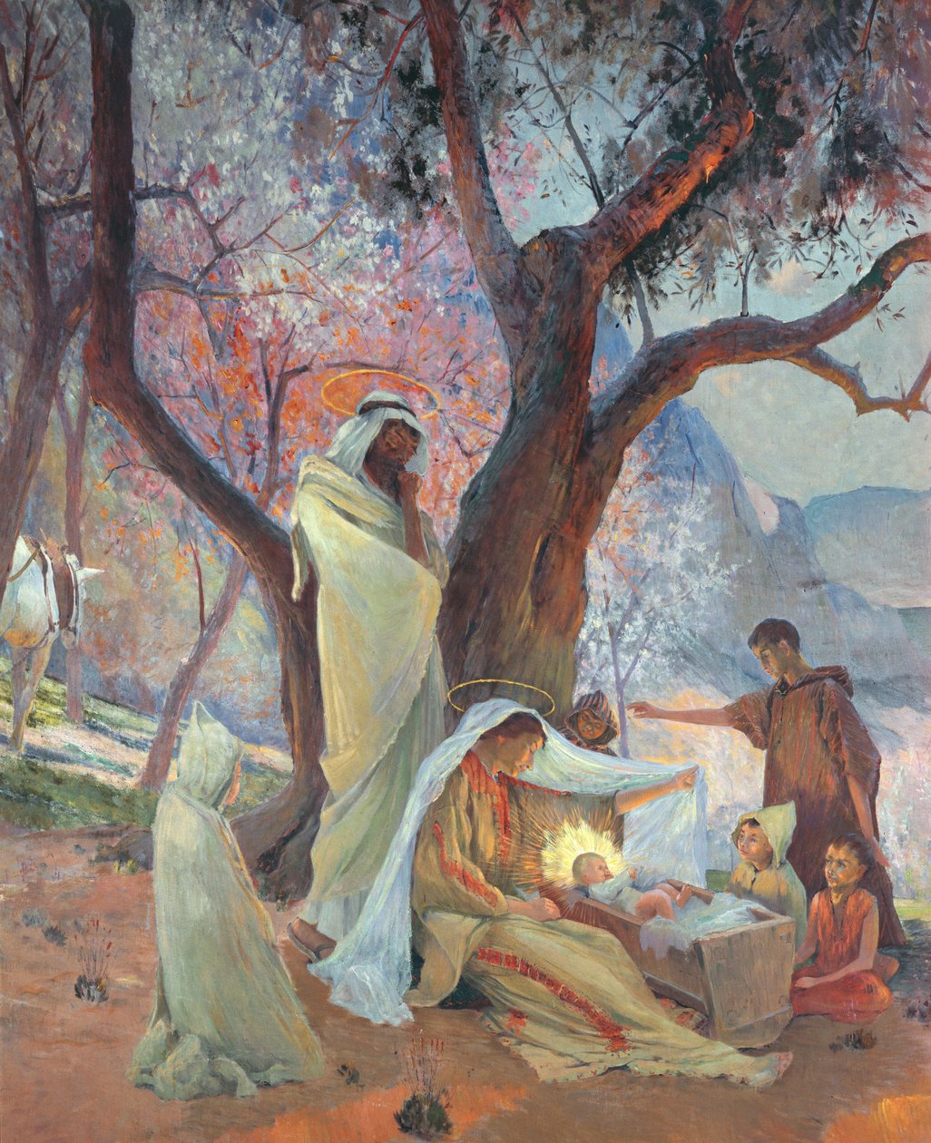Geburt Christi, 1917 von Frederic Montenard