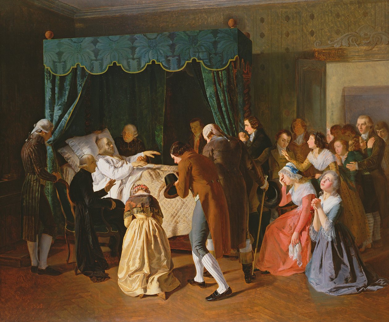 Die letzten Momente von Abbé Charles Michel de l