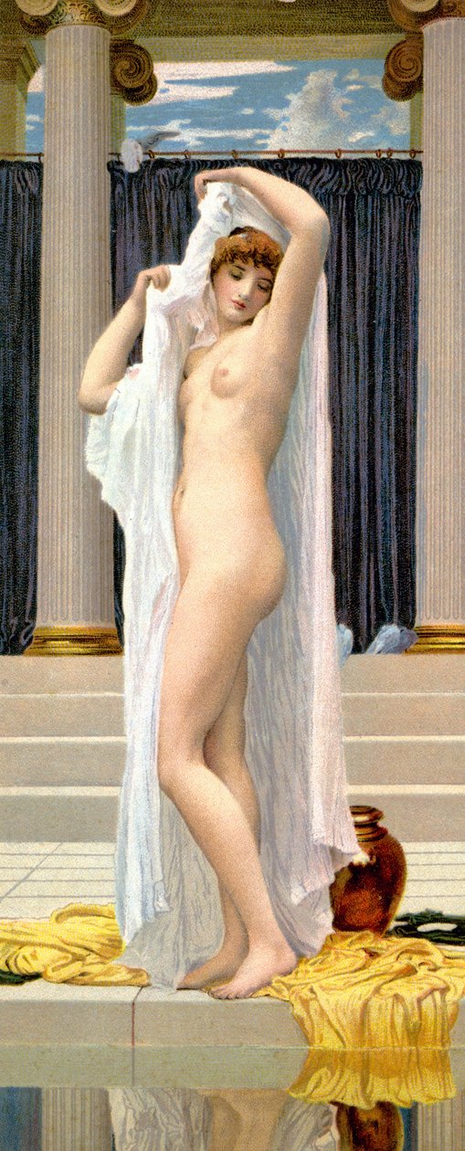 Psyches Bad, ca. 1900 von Frederic (after) Leighton