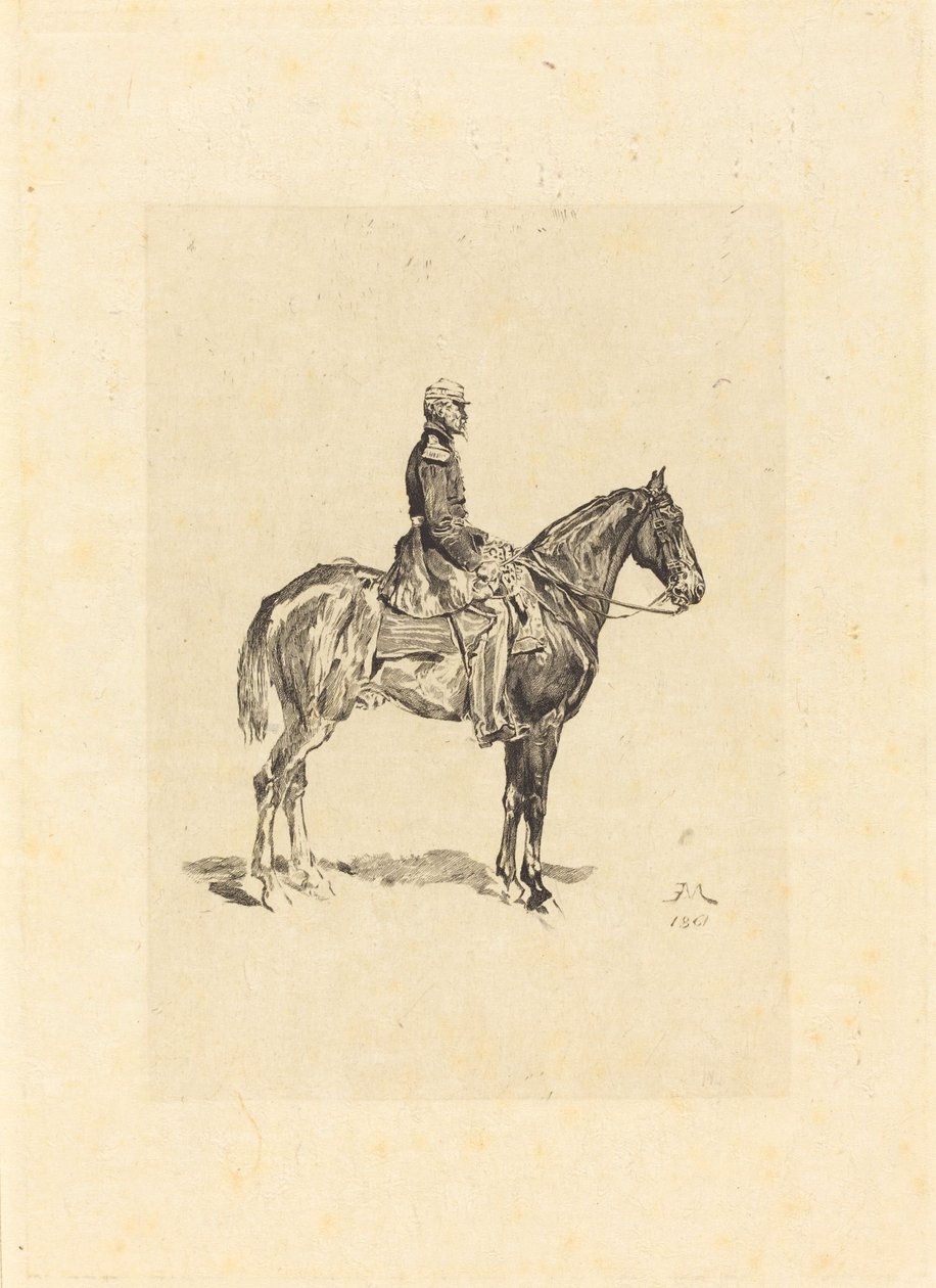 Reiter von Frederic Auguste La Guillermie after Jean Louis Ernest Meissonier