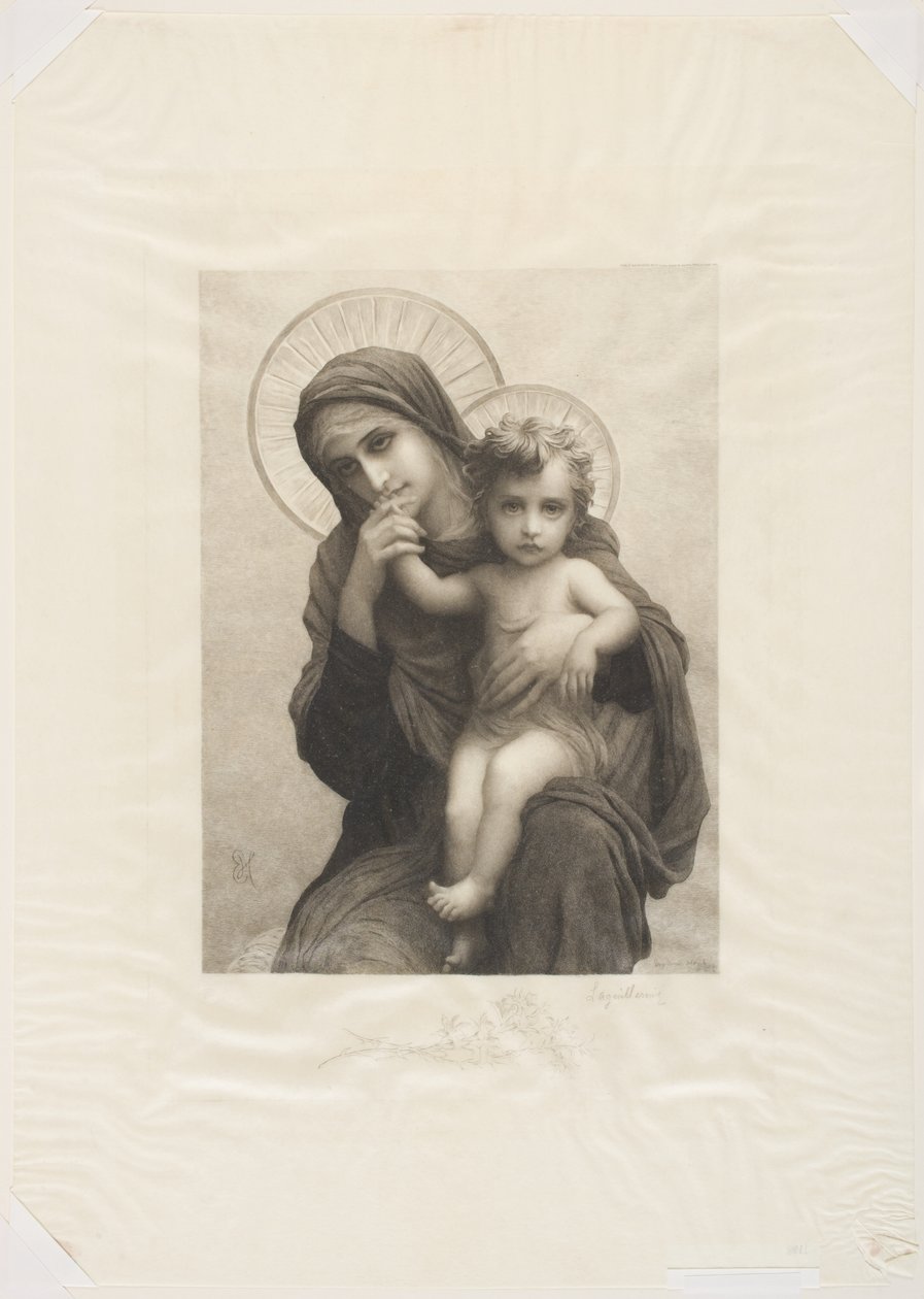 Madonna mit Kind von Frederic Auguste Laguillermie