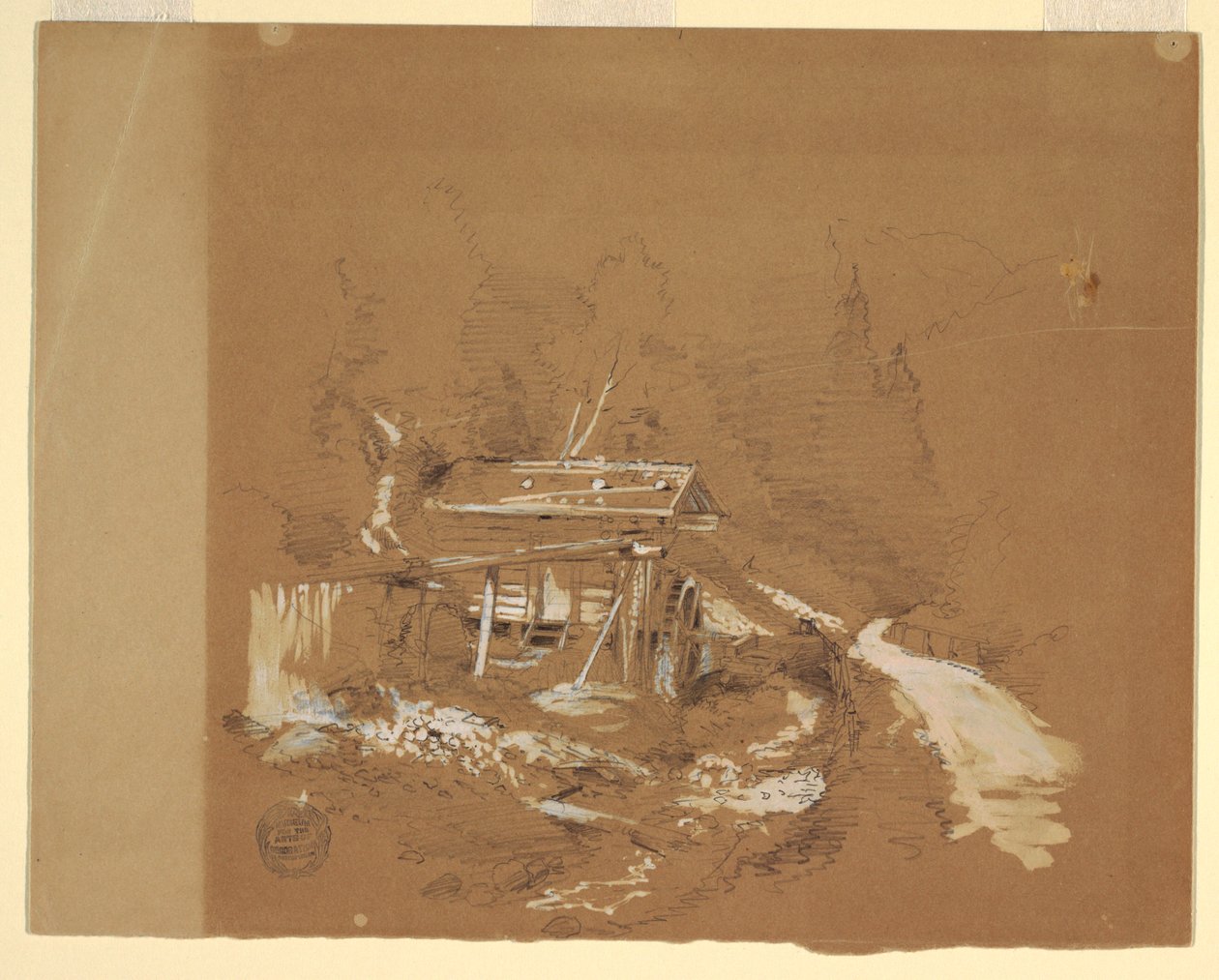 Eine Mühle in den Alpen von Frederic Edwin Church