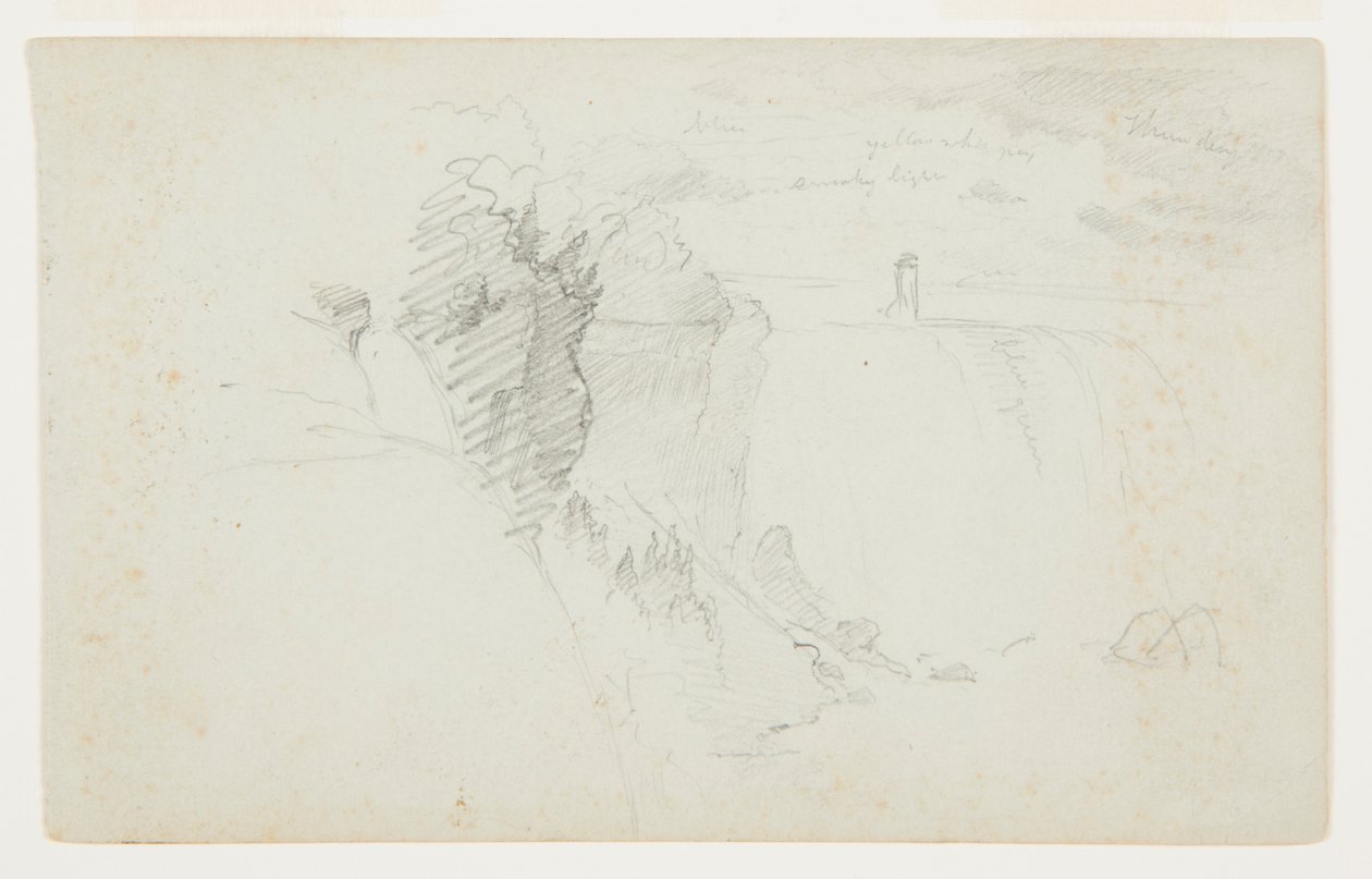 Amerikanische Fälle, Niagara-Fluss von Frederic Edwin Church