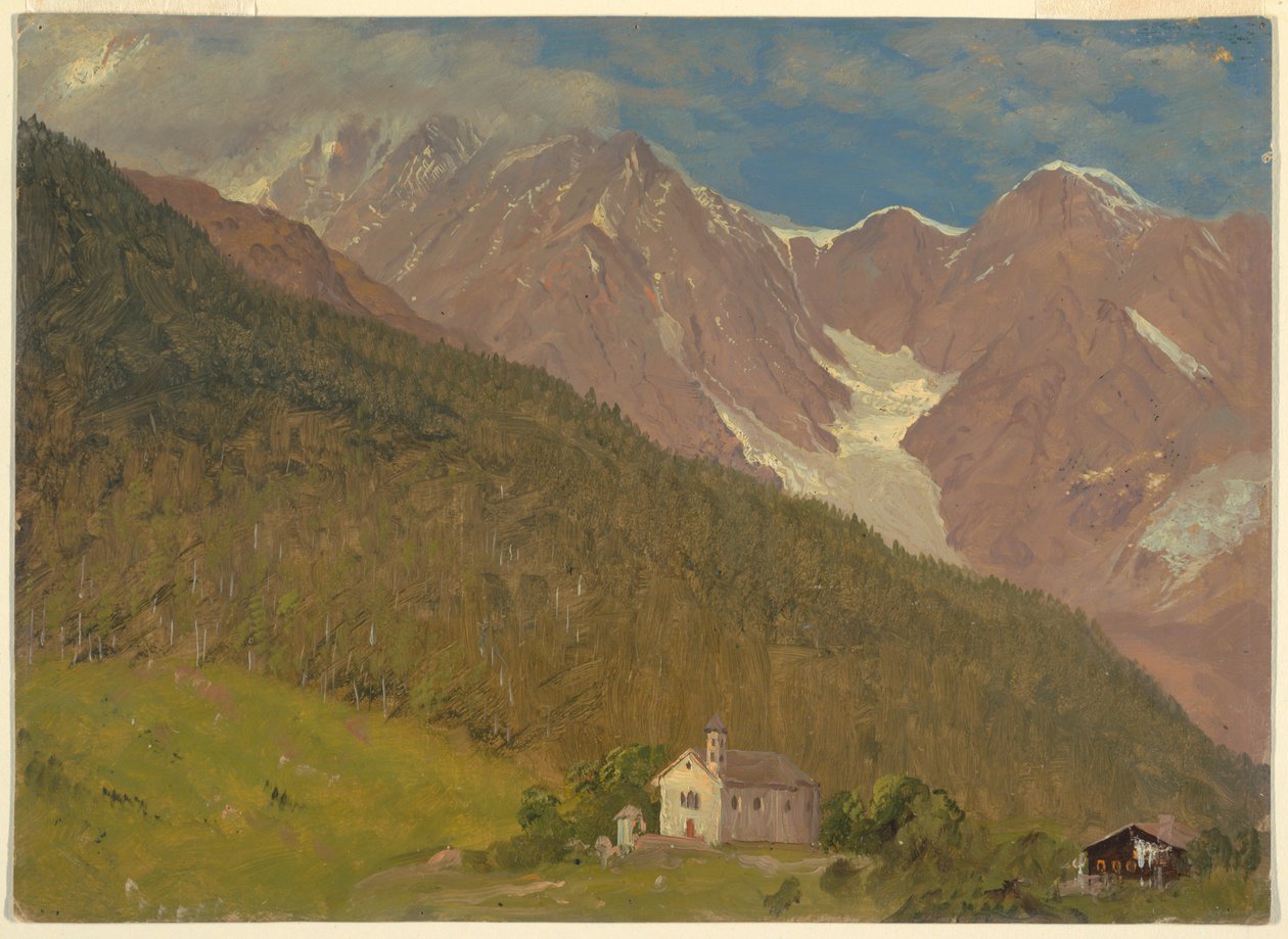 Eine Alpenlandschaft in der Schweiz von Frederic Edwin Church