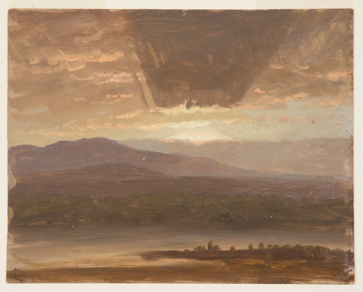 Catskills vom Hudson, New York von Frederic Edwin Church