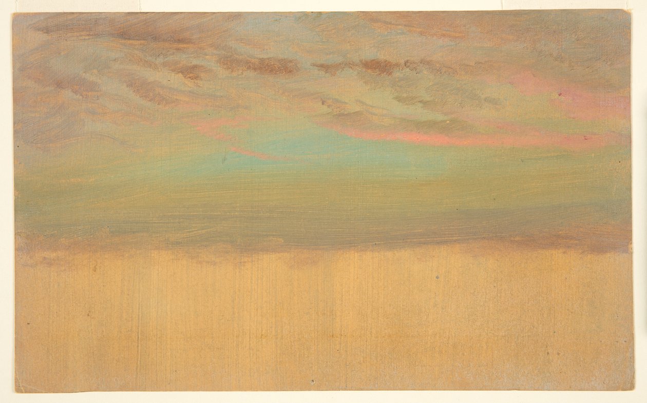 Wolkenstudie von Frederic Edwin Church