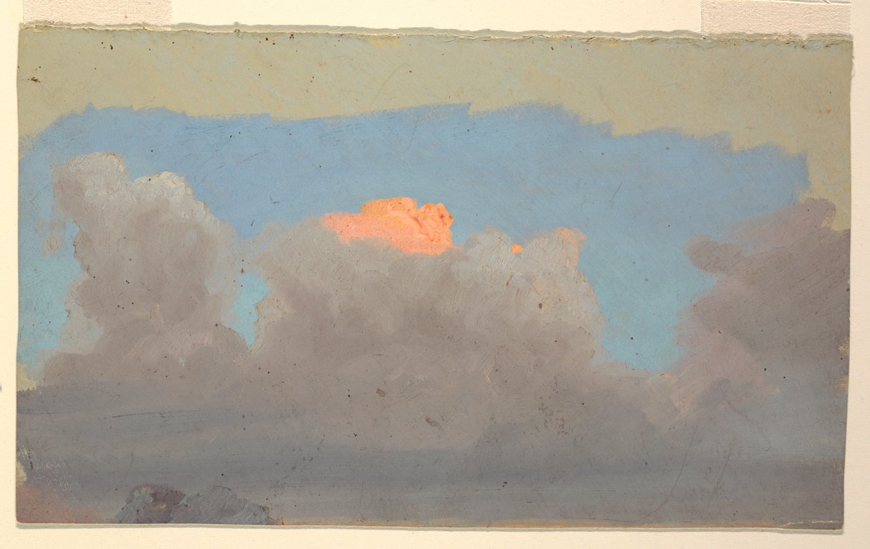 Wolkenstudie von Frederic Edwin Church