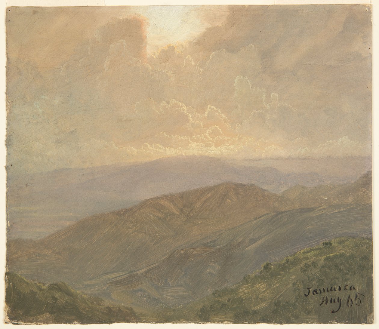 Bewölkter Himmel, Jamaika von Frederic Edwin Church