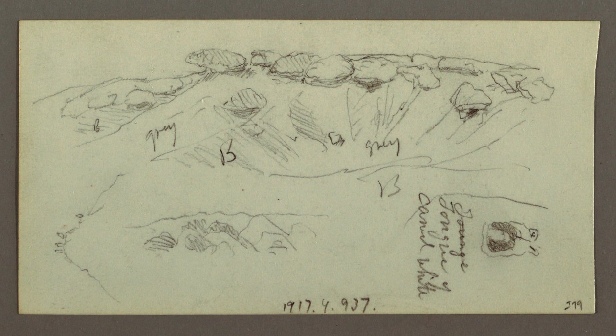 Hügel mit Felsen von Frederic Edwin Church