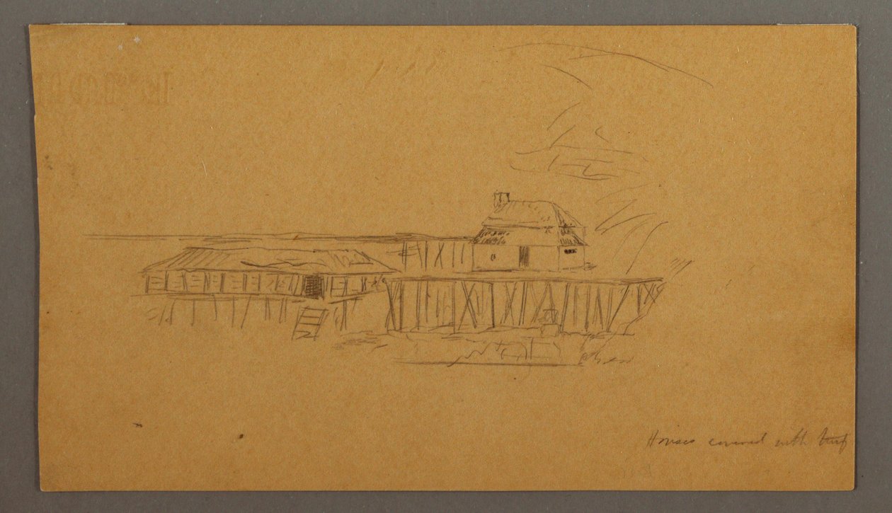 Haus und Dock von Frederic Edwin Church