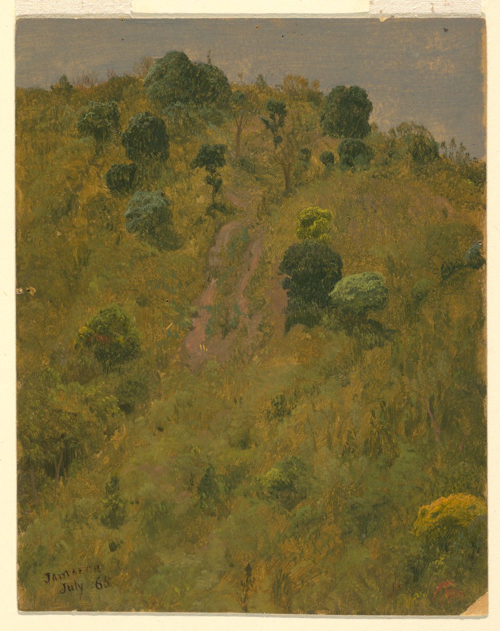 Zeichnung, Landschaft, Juli 1865 von Frederic Edwin Church