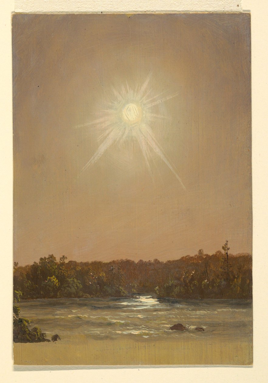 Maine? Sonnenuntergang, 1855–65 von Frederic Edwin Church