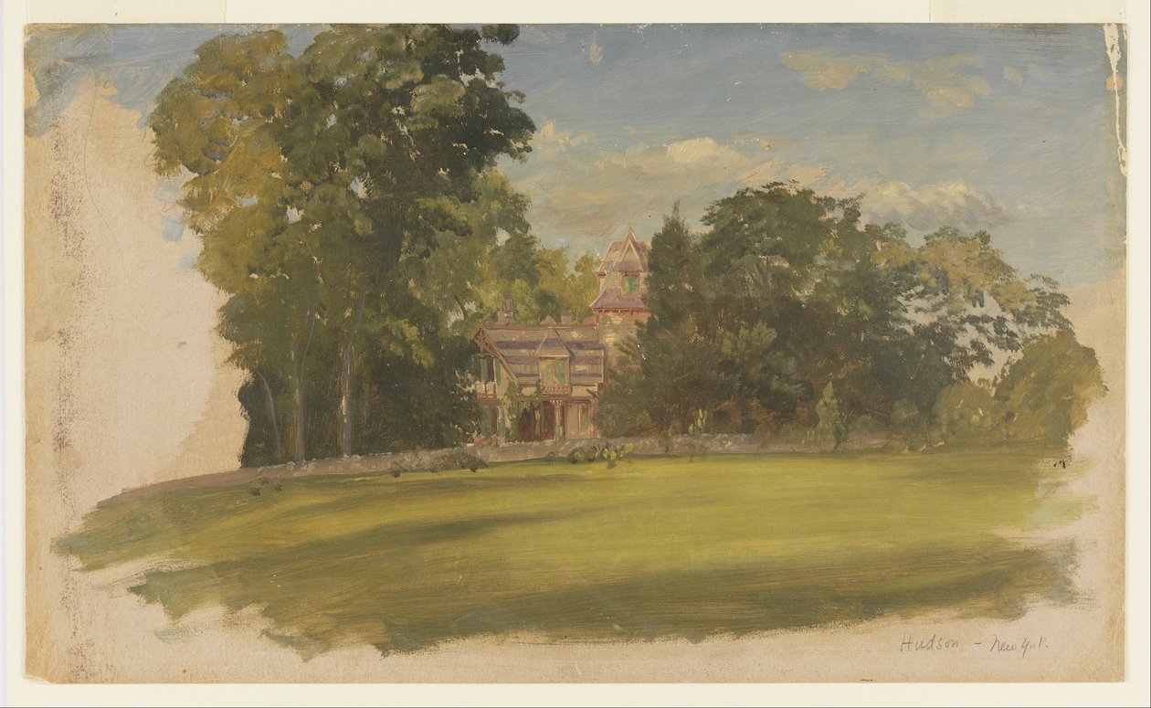 Haus in Hudson, New York von Frederic Edwin Church