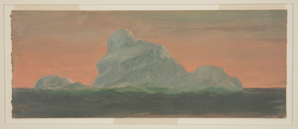 Eisberg gegen Abendhimmel von Frederic Edwin Church