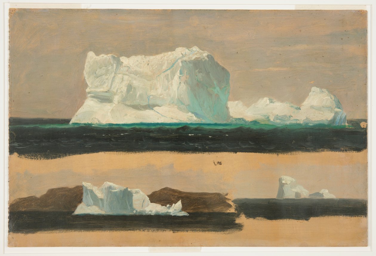 Eisberge, Twillingate von Frederic Edwin Church