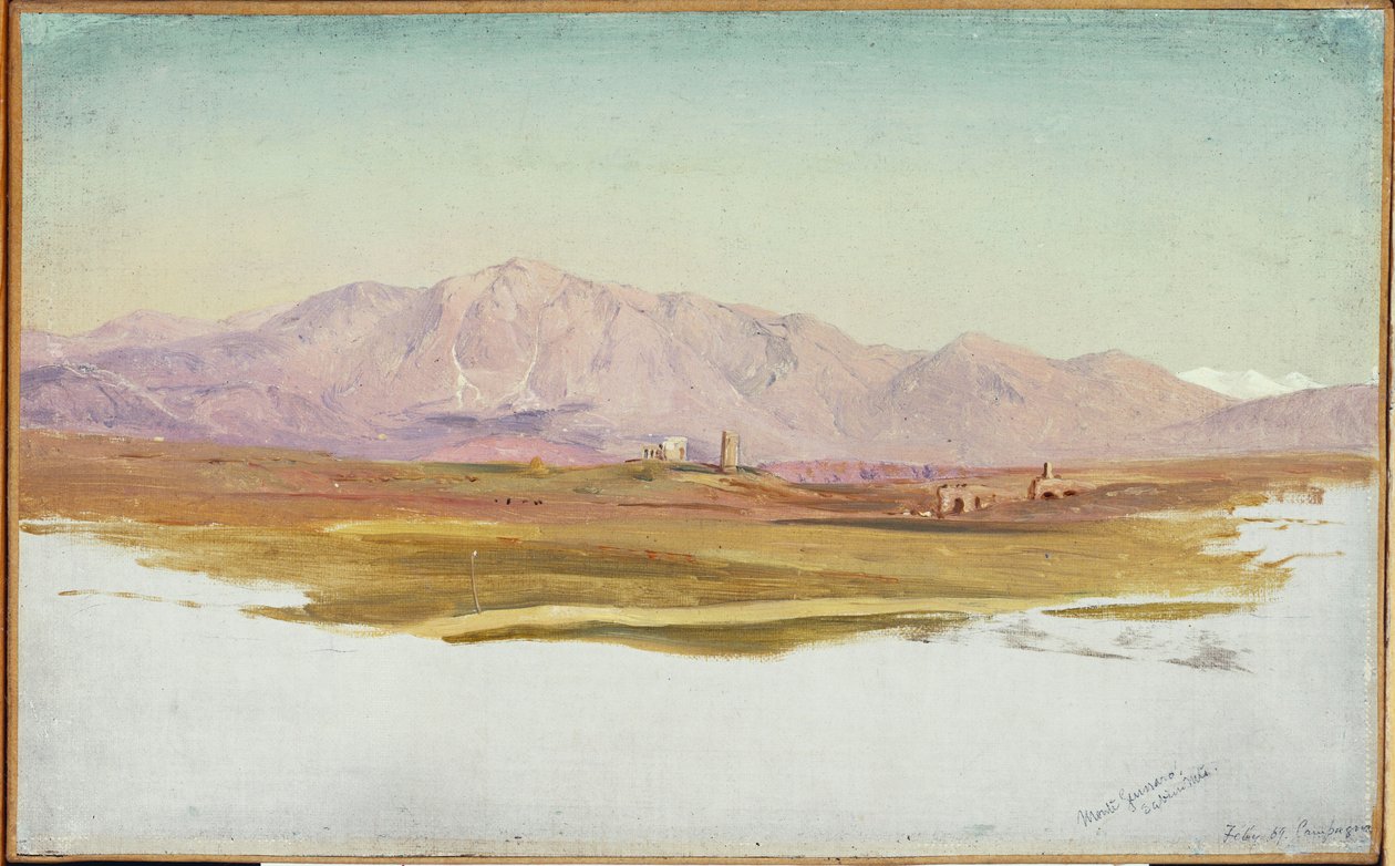 Monte Guinaro, Sabiner Berge, 1869 von Frederic Edwin Church