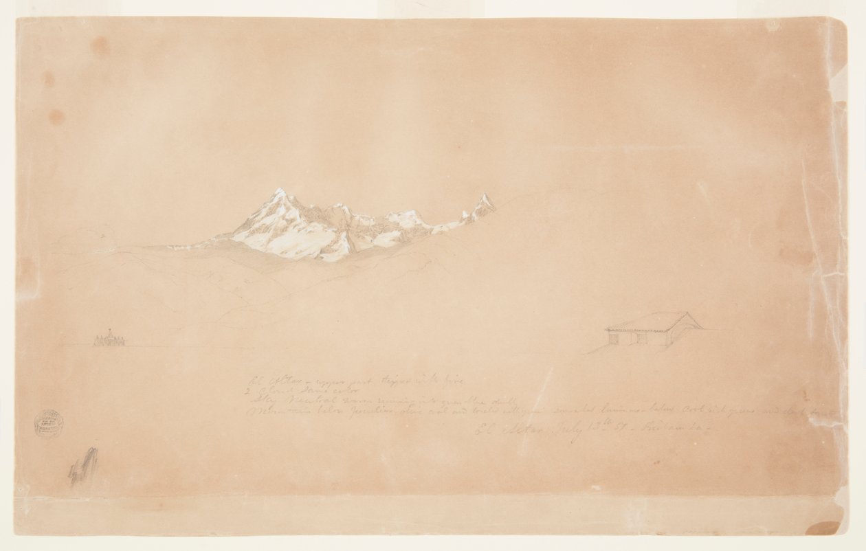 Bergaltar, Ecuador von Frederic Edwin Church