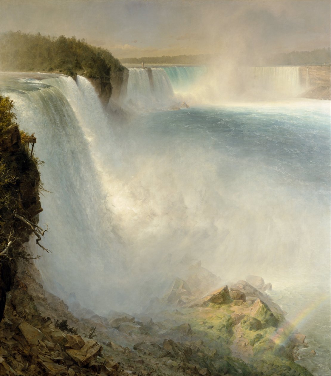 Niagarafälle, von der amerikanischen Seite von Frederic Edwin Church