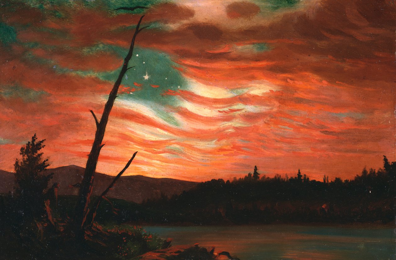Unser Banner im Himmel von Frederic Edwin Church