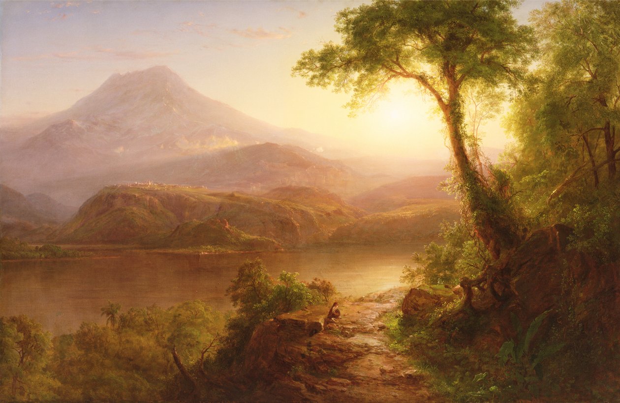 Tropische Landschaft: Südamerikanische Landschaft von Frederic Edwin Church