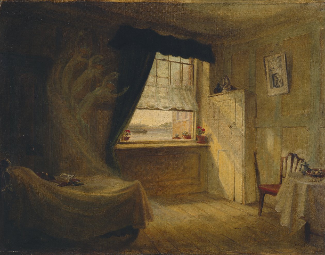 William Blakes Zimmer von Frederic James Shields