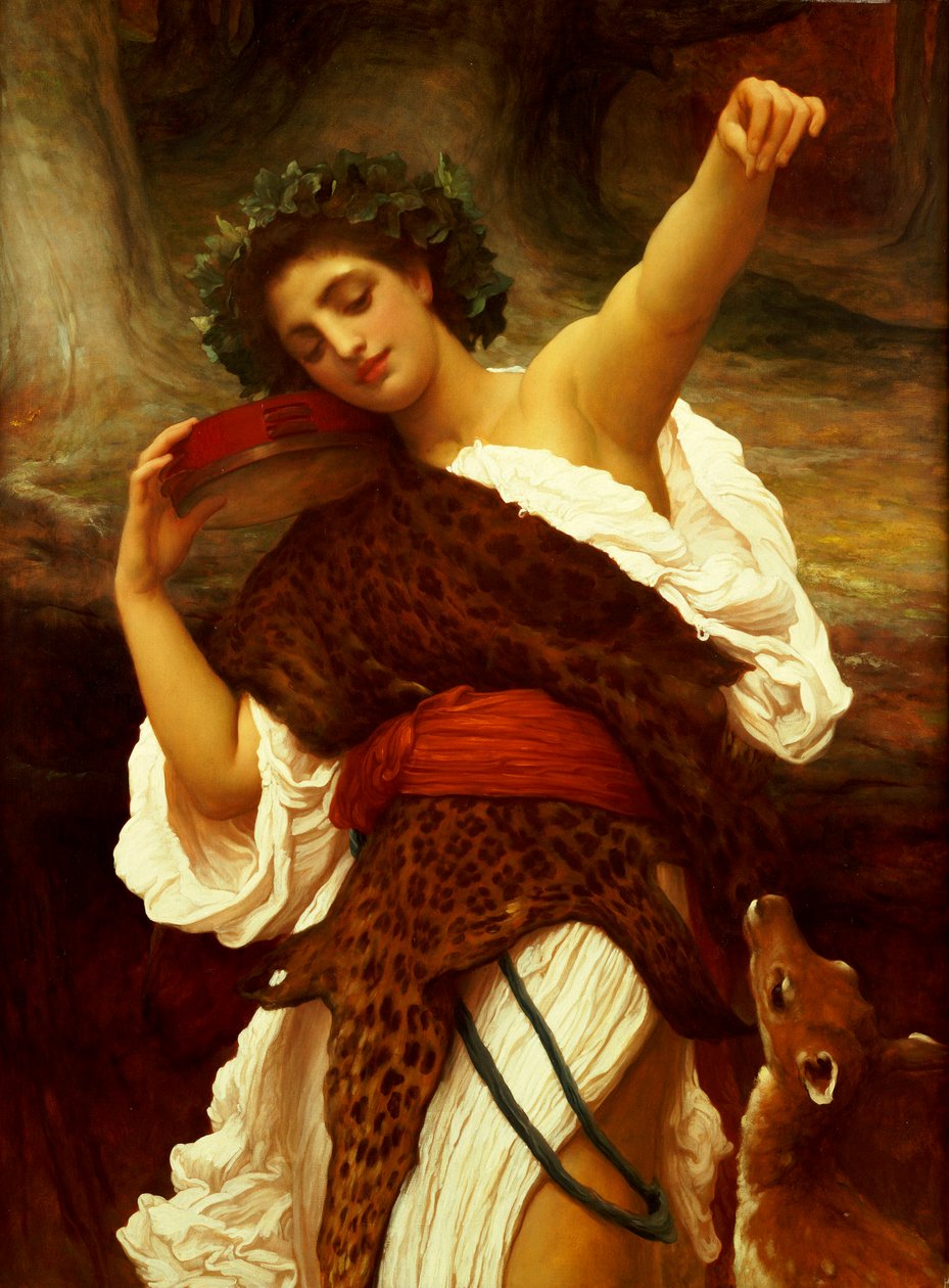 Bacchantin von Frederic Leighton