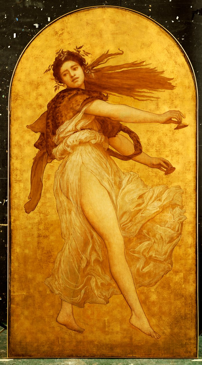 Der Tanz der Zimbelspieler von Frederic Leighton