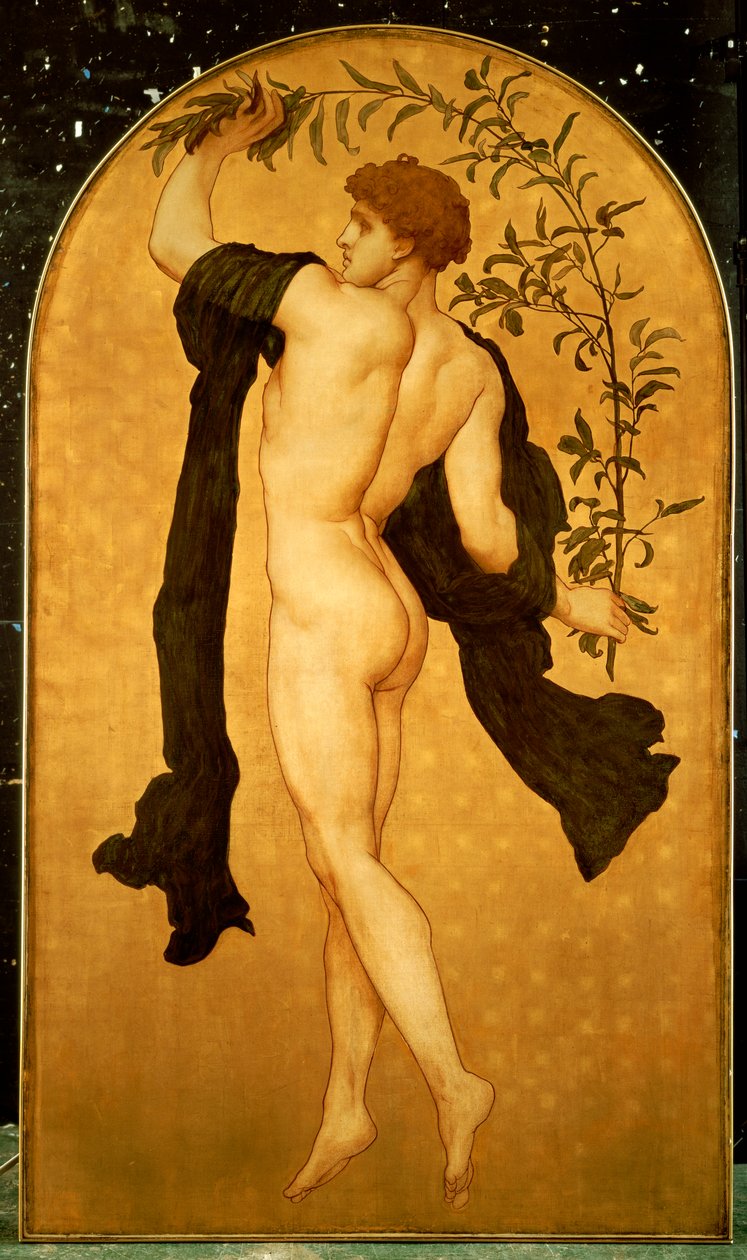 Der Tanz der Zimbelspieler von Frederic Leighton