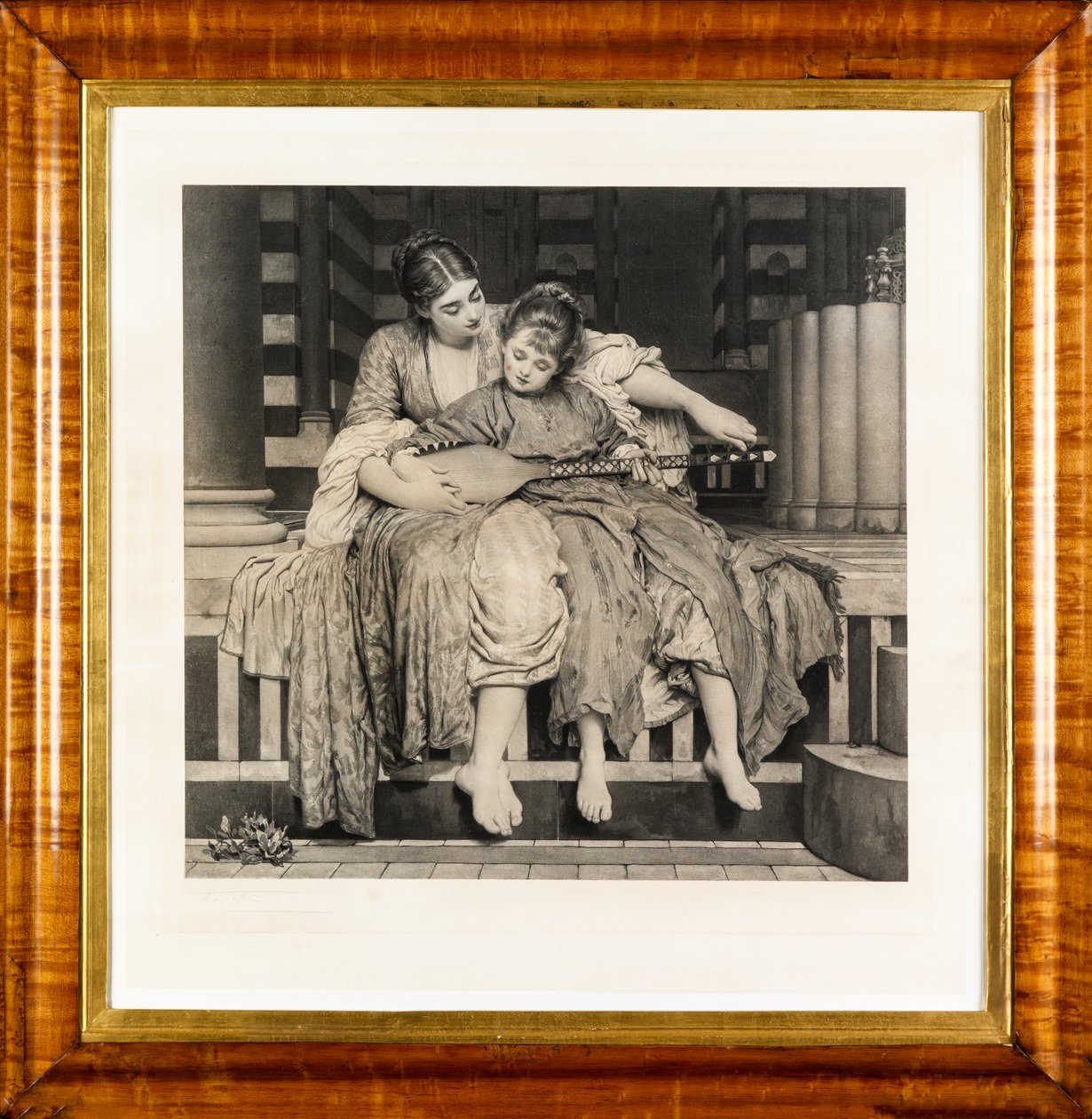 Die Musikstunde von Frederic Leighton