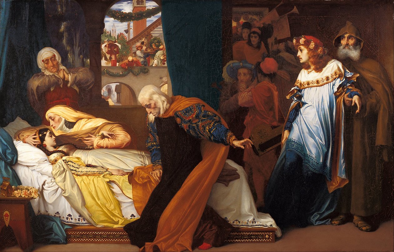 Der vorgetäuschte Tod von Julia von Frederic Leighton