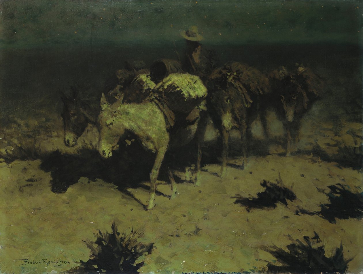 Ein Packzug von Frederic Remington