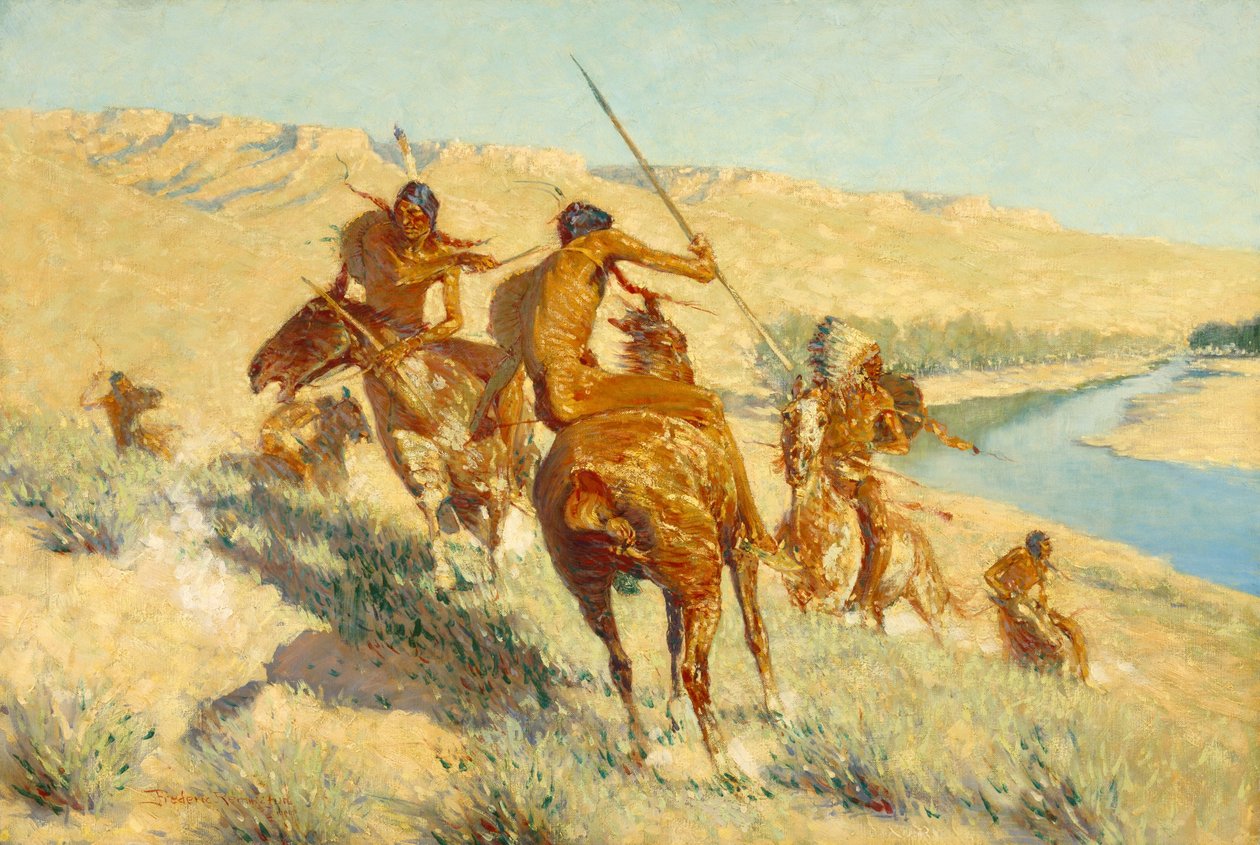 Episode des Büffelgewehrs von Frederic Remington