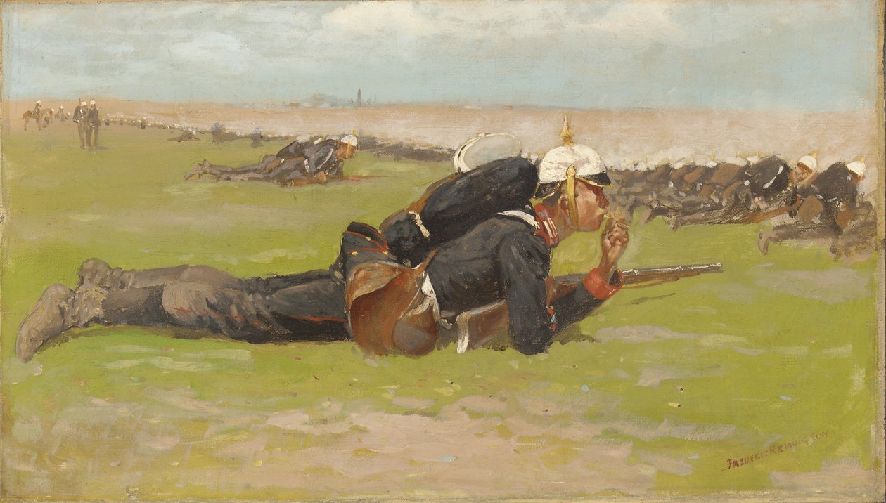 Felddrill für die preußische Infanterie von Frederic Remington